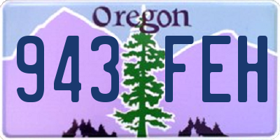 OR license plate 943FEH