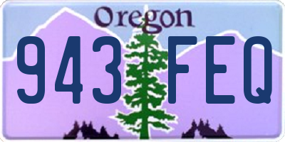 OR license plate 943FEQ