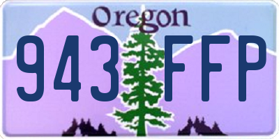 OR license plate 943FFP