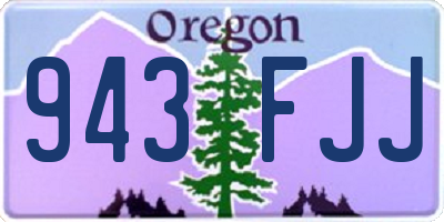 OR license plate 943FJJ