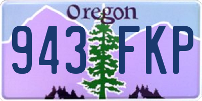 OR license plate 943FKP