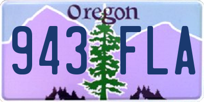 OR license plate 943FLA