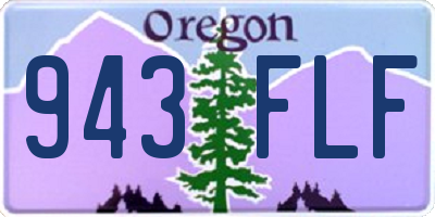 OR license plate 943FLF