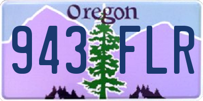 OR license plate 943FLR