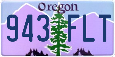 OR license plate 943FLT