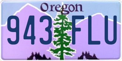 OR license plate 943FLU