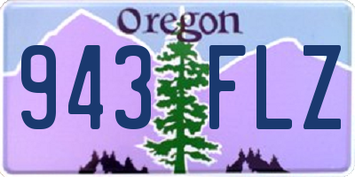OR license plate 943FLZ