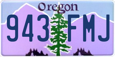 OR license plate 943FMJ