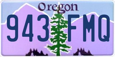 OR license plate 943FMQ