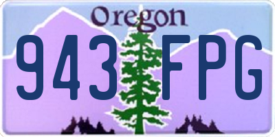 OR license plate 943FPG