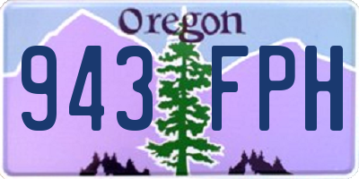 OR license plate 943FPH