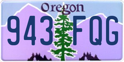 OR license plate 943FQG