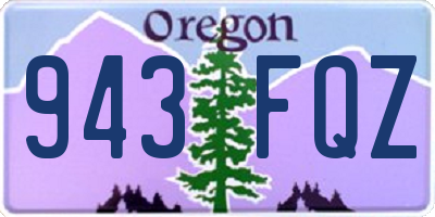OR license plate 943FQZ