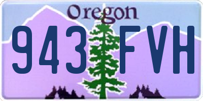 OR license plate 943FVH