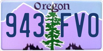 OR license plate 943FVO