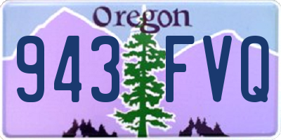 OR license plate 943FVQ