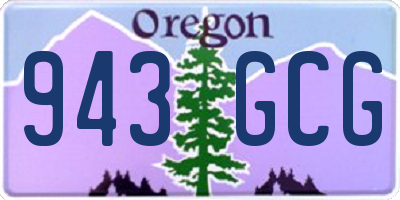 OR license plate 943GCG
