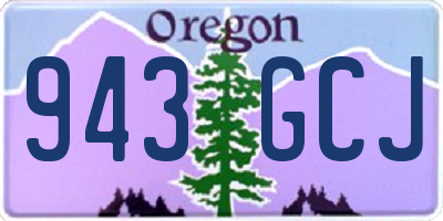 OR license plate 943GCJ