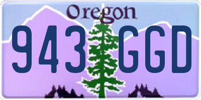 OR license plate 943GGD