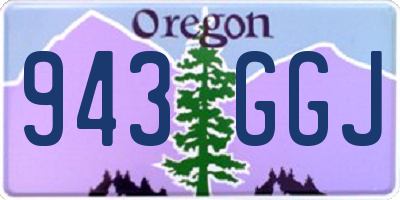 OR license plate 943GGJ
