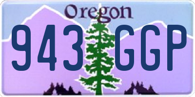 OR license plate 943GGP