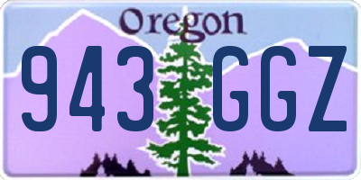 OR license plate 943GGZ