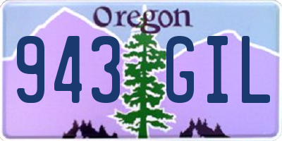 OR license plate 943GIL