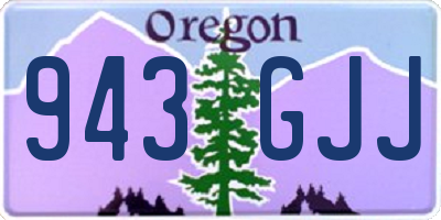 OR license plate 943GJJ