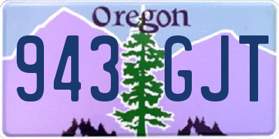 OR license plate 943GJT