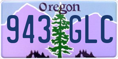 OR license plate 943GLC