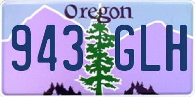 OR license plate 943GLH