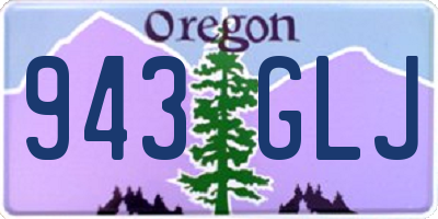 OR license plate 943GLJ