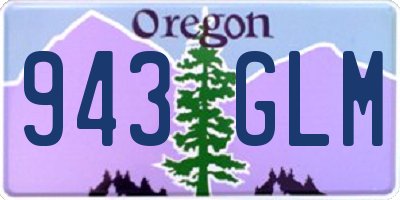 OR license plate 943GLM
