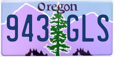 OR license plate 943GLS