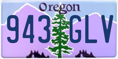OR license plate 943GLV