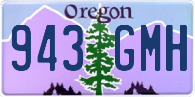 OR license plate 943GMH