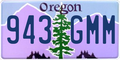 OR license plate 943GMM