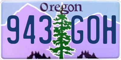 OR license plate 943GOH