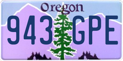 OR license plate 943GPE