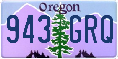OR license plate 943GRQ