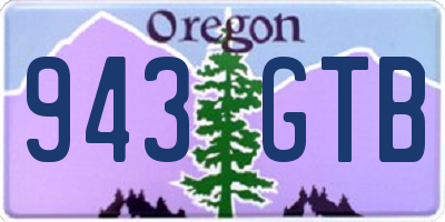 OR license plate 943GTB
