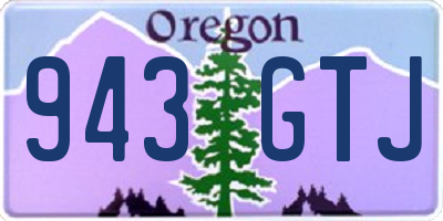 OR license plate 943GTJ