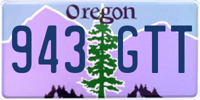 OR license plate 943GTT