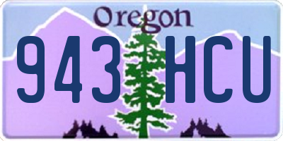OR license plate 943HCU