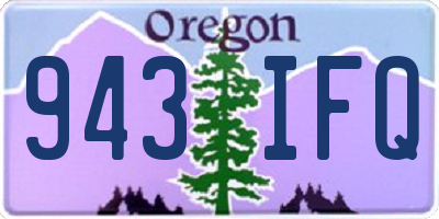 OR license plate 943IFQ