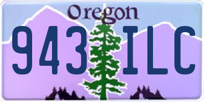 OR license plate 943ILC