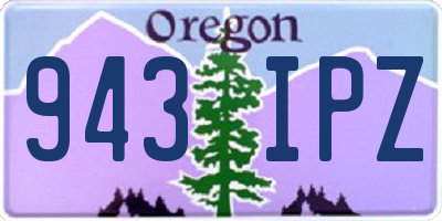 OR license plate 943IPZ