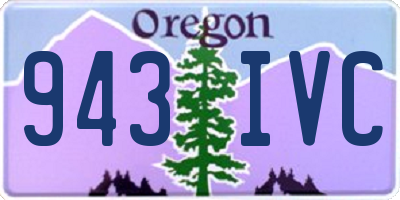 OR license plate 943IVC
