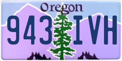 OR license plate 943IVH