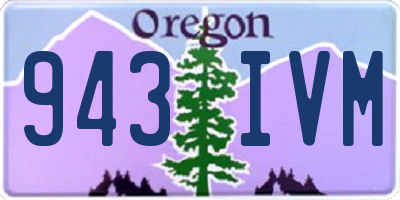 OR license plate 943IVM